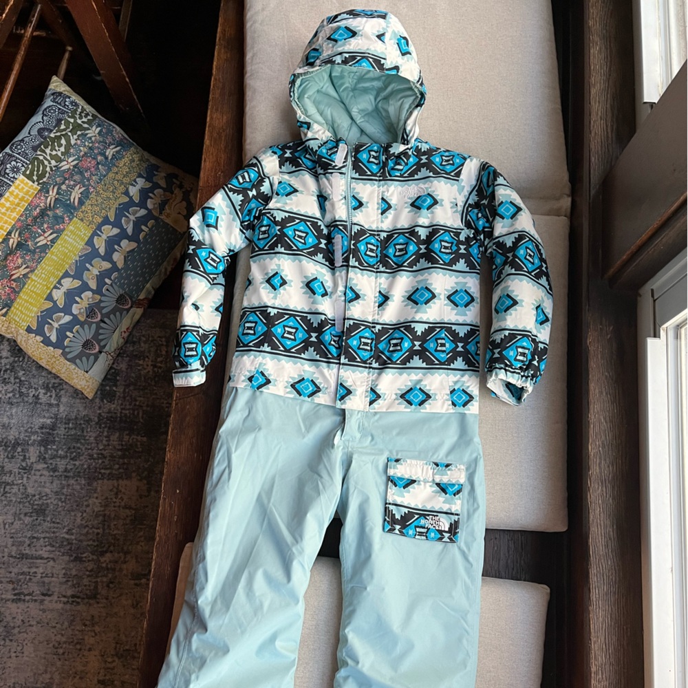 North Face Kids One Piece Snowsuit